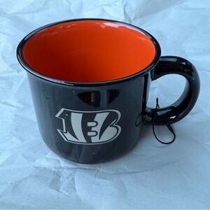 CINCINNATI BENGALS Black & Orange 12 fl.oz. Mug
